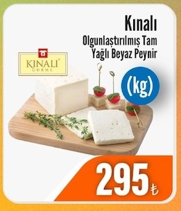 Kınalı Olgunlaştırılmış Tam Yağlı Beyaz Peynir (Kg)