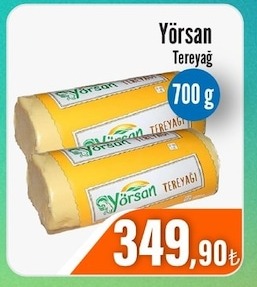 Yörsan Tereyağı 700G