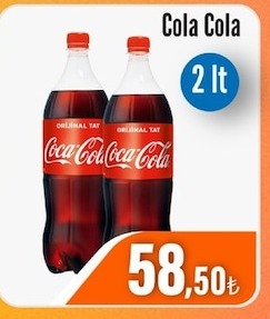 Coca Cola Orijinal Tat 2 Lt
2 Adet