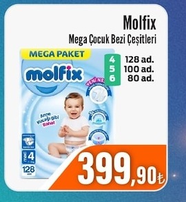 Molfix Mega Çocuk Bezi Çeşitleri