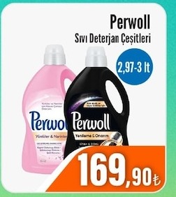 Perwoll Sıvı Deterjan Çeşitleri 2,97-3Lt