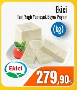 Ekici Tam Yağli Yumuşak Beyaz Peynir (Kg)
