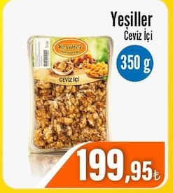 Yeşiller Ceviz İçi 350G