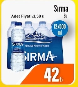 12X500Ml Sırma Su