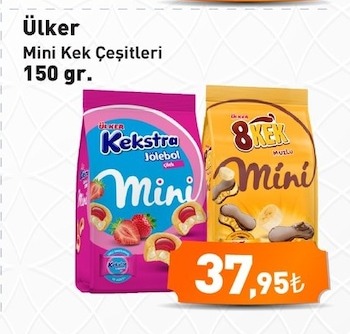 Ülker Mini Kek Çeşitleri 150 Gr.