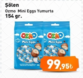 Şölen Ozmo Mini Eggs Yumurta 154 Gr.