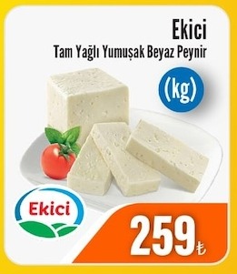 Ekici Tam Yağlı Yumuşak Beyaz Peynir (Kg)