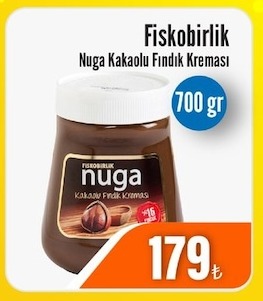 Fiskobirlik Nuga Kakaolu Findik Kremasi 700 Gr