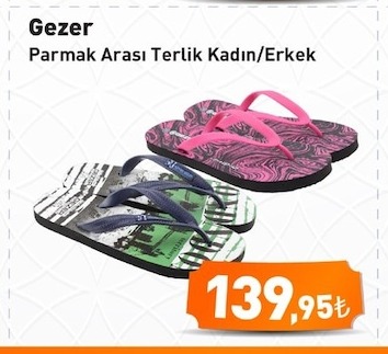 Gezer Parmak Arası Terlik Kadın/Erkek