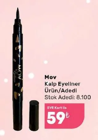 Mov Kalp Eyeliner
