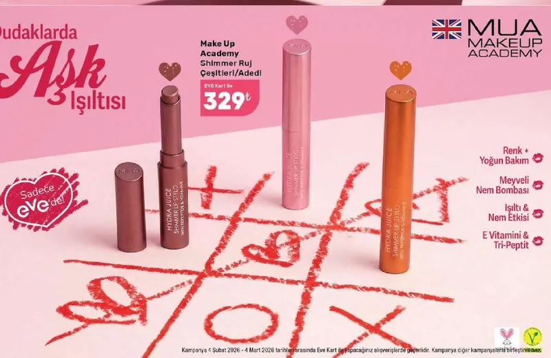 Make Up Academy Shimmer Ruj