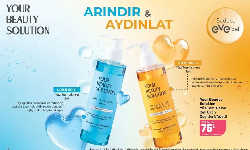 Your Beauty Solution Yüz Temizleme Jeli