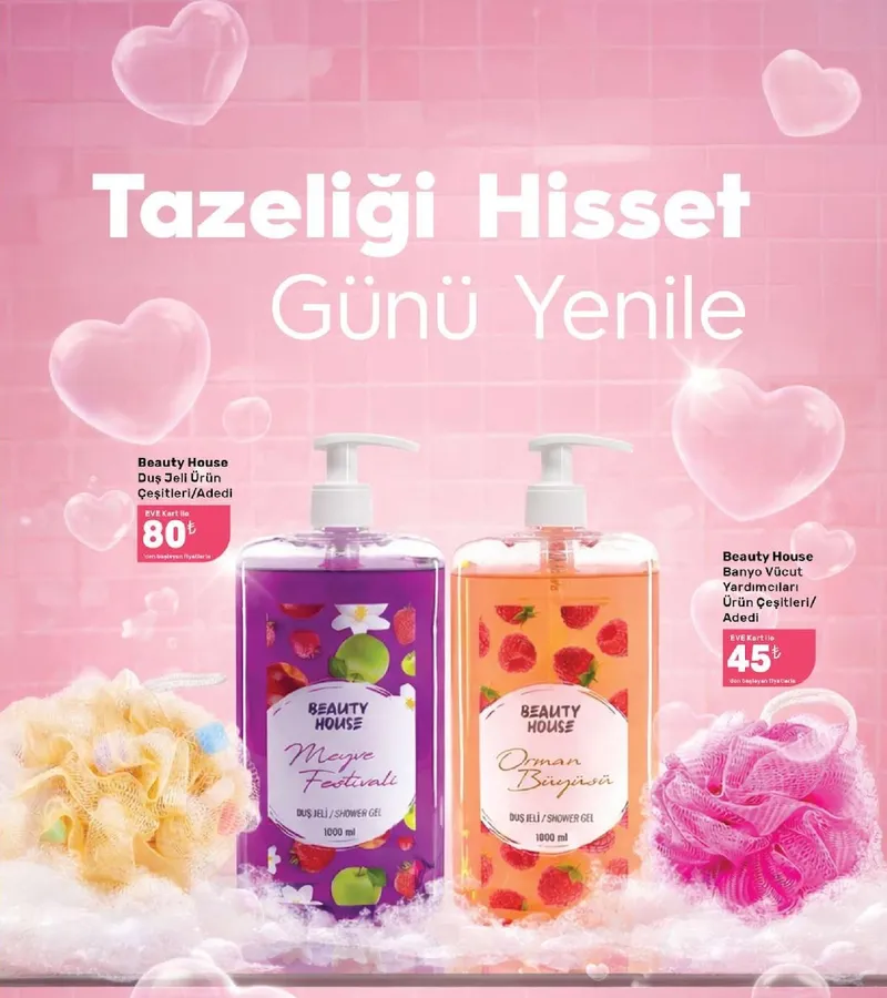 Beauty House Duş Jeli / Shower Gel 1000 Ml