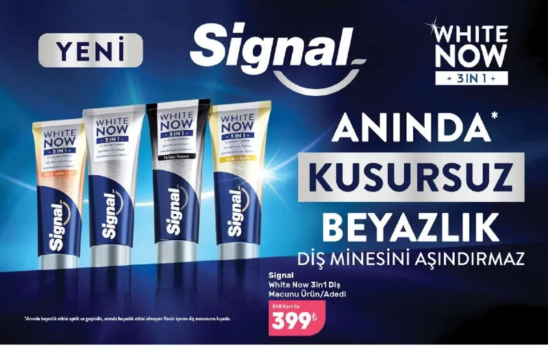 Signal White Now 3In1 Diş Macunu Ürünü/Adedi