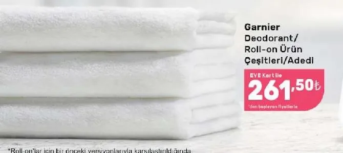 Garnier Deodorant/Roll-On Ürün Çeşitleri/Adedi