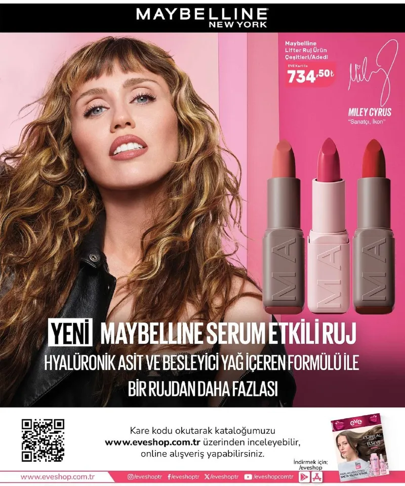 Maybelline New York Serum Etkili Ruj