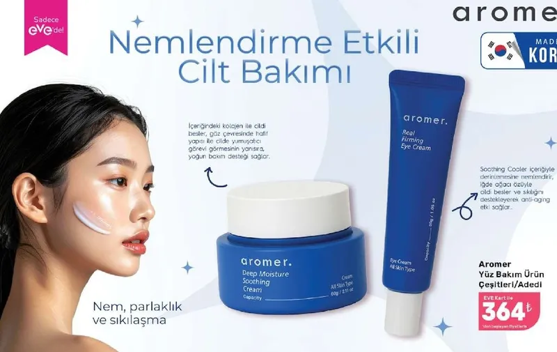 Aromer Nemlendirme Etkili Cilt Bakımı
