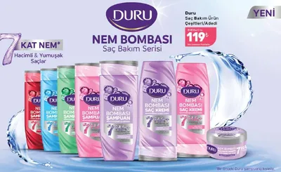 Duru Nem Bombası Saç Bakım Serisi