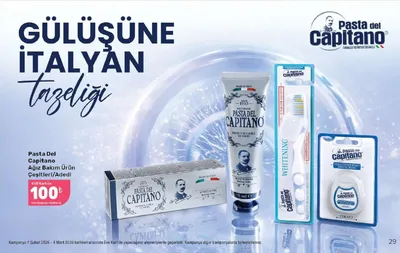 Pasta Del Capitano Ağız Bakım Ürün Çeşitleri/Adedi