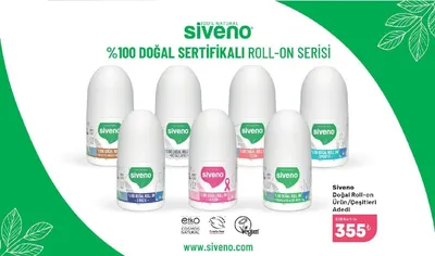 Siveno Doğal Roll-On Ürün/Çeşitleri Adedi