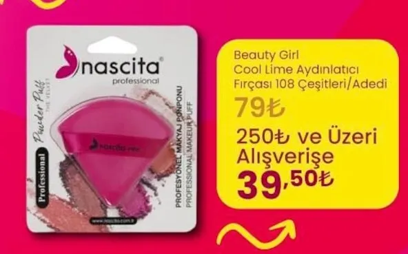 Nascita Beauty Girl Cool Lime Aydınlatıcı Fırçası 108 Çeşitleri/Adedi