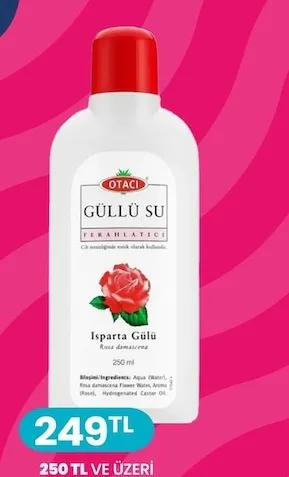 Otaci Güllü Su 250Ml