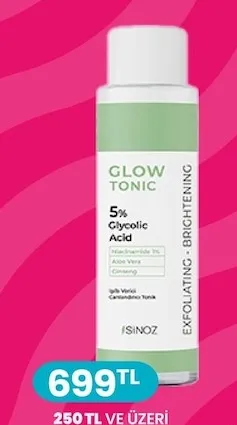 Isinoz Glow Tonic %5 Glycolic Acid