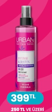 Urban Hair Care Series Intense Keratin Durulanmayan Saç Bakım Kremi