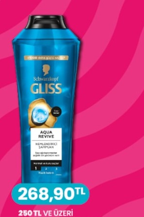 Schwarzkopf Gliss Aqua Revive Nemlendirici Şampuan