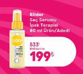 Elidor Saç Serumu İpek Terapisi 80 Ml Ürün/Adedi