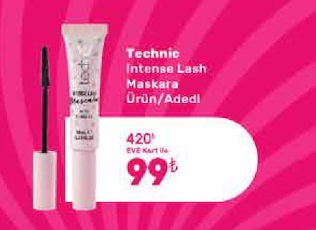 Technic Intense Lash Maskara
