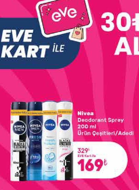 Nivea Deodorant Sprey 200 Ml