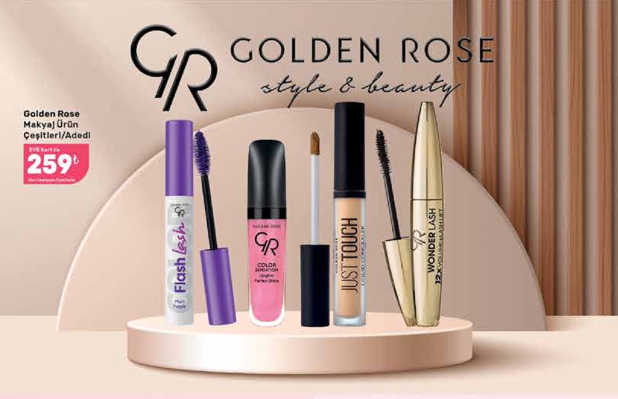 Golden Rose Makyaj Ürün Çeşitleri/Adedi