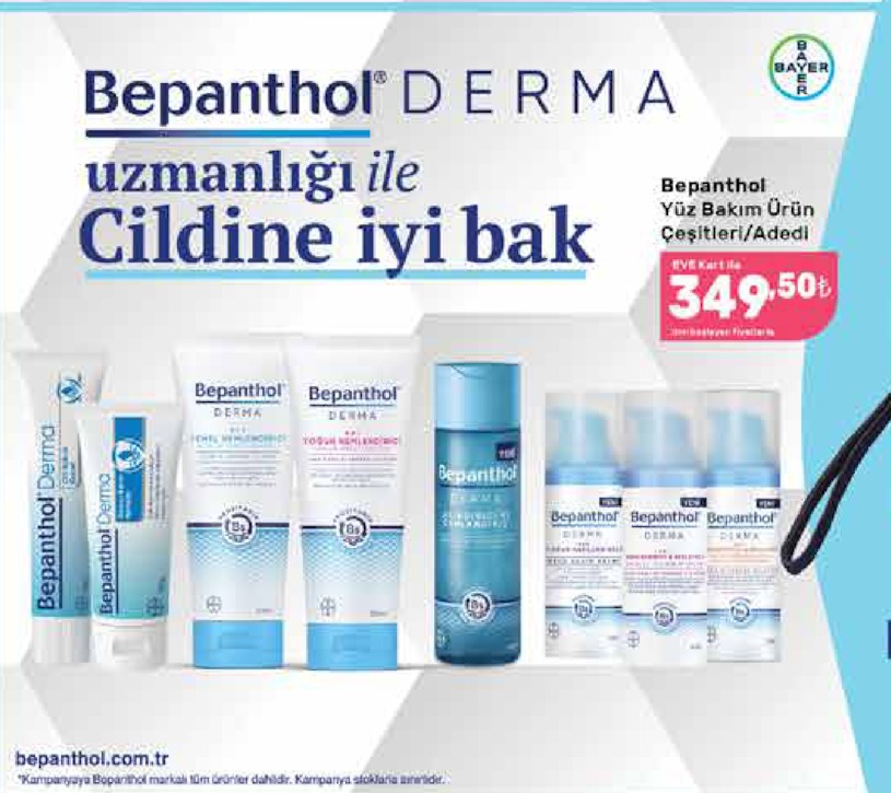 Bepanthol Derma Yüz Bakım Ürün Çeşitleri/Adedi