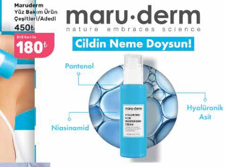 Maruderm Yüz Bakım Ürün Çeşitleri