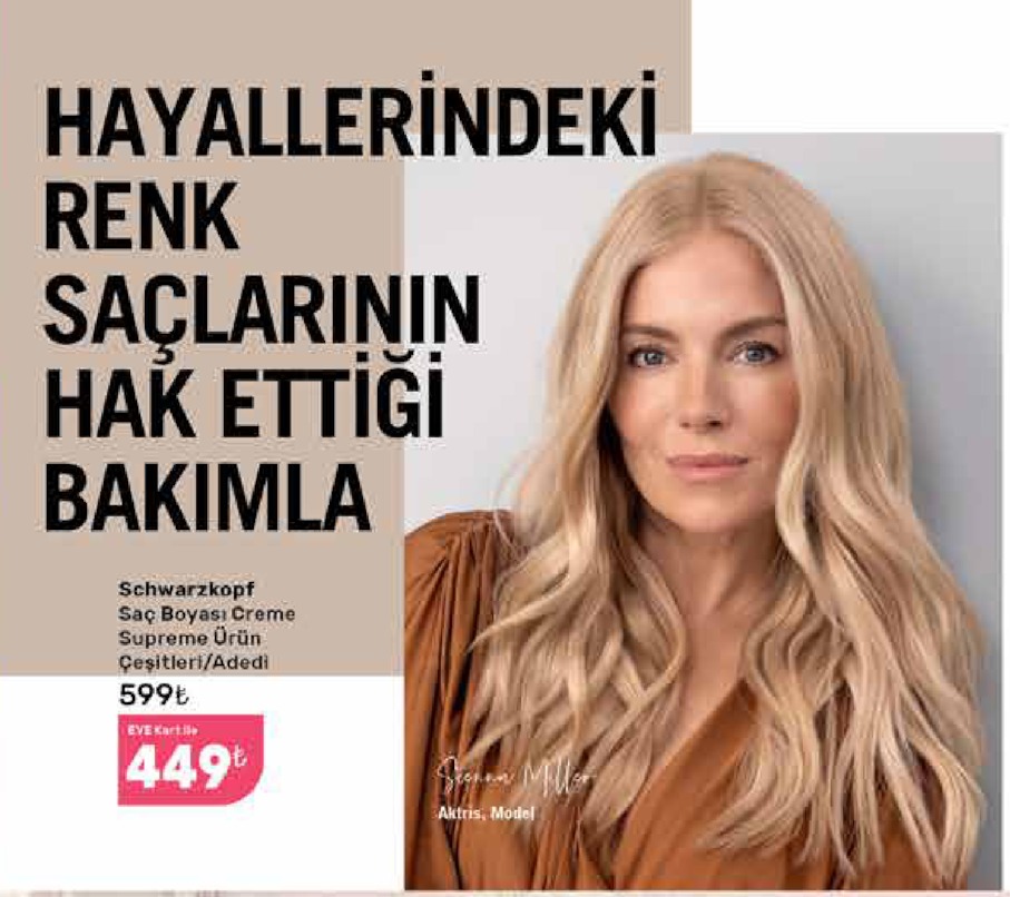 Schwarzkopf Saç Boyası Creme Supreme Ürün Çeşitleri/Adedi