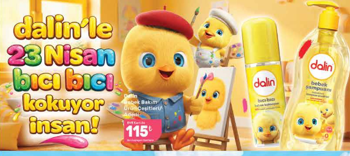 Dalin Bebek Bakım Ürün Çeşitleri/Adetli