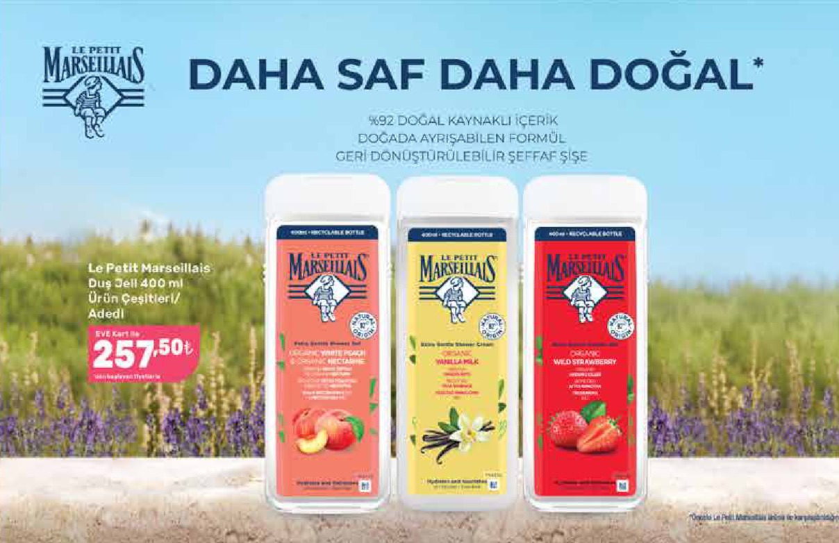 Le Petit Marseillais Duş Jeli 400 Ml Ürün Çeşitleri