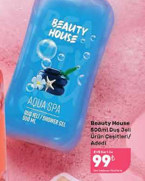 Beauty House 500Ml Duş Jeli Ürün Çeşitleri