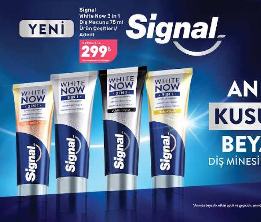Signal White Now 3 İn 1 Diş Macunu 75 Ml