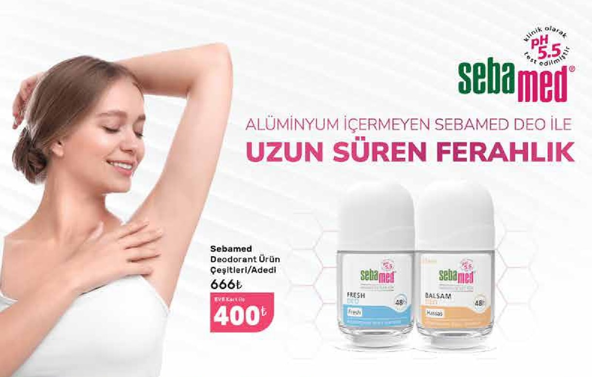 Sebamed Deodorant Ürün Çeşitleri/Adedi