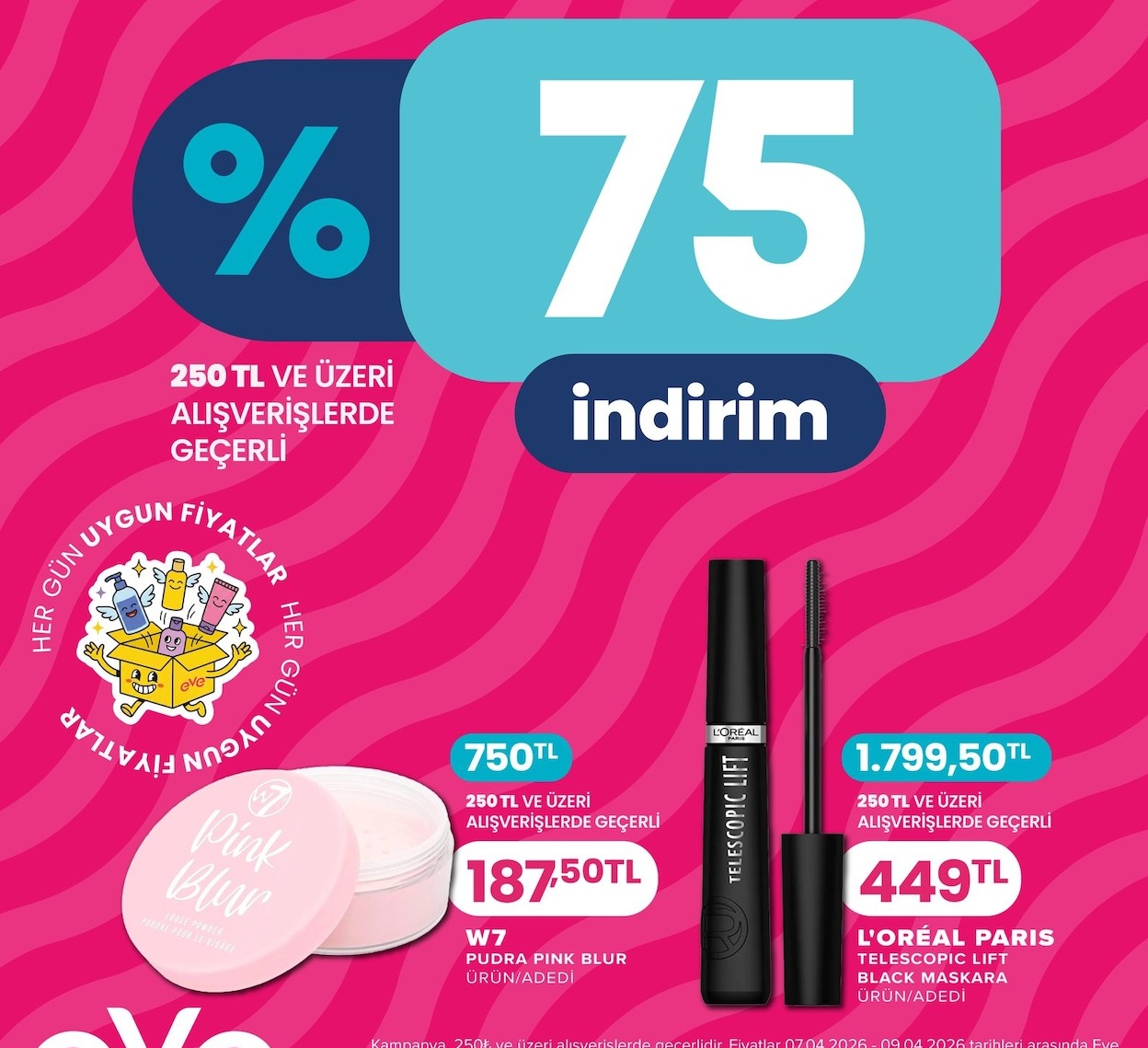 W7 Pudra Pink Blur Ürün/Adedi