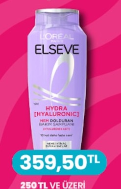 Elseve Hydra Hyaluronic Nem Dolduran Bakım Şampuanı