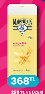 Le Petit Marseillais Vanilya Sütü Duş Jeli 400 Ml