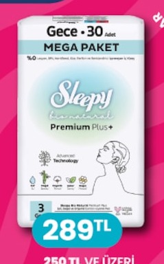 Sleepy Gece Maxi Paket 30 Adet