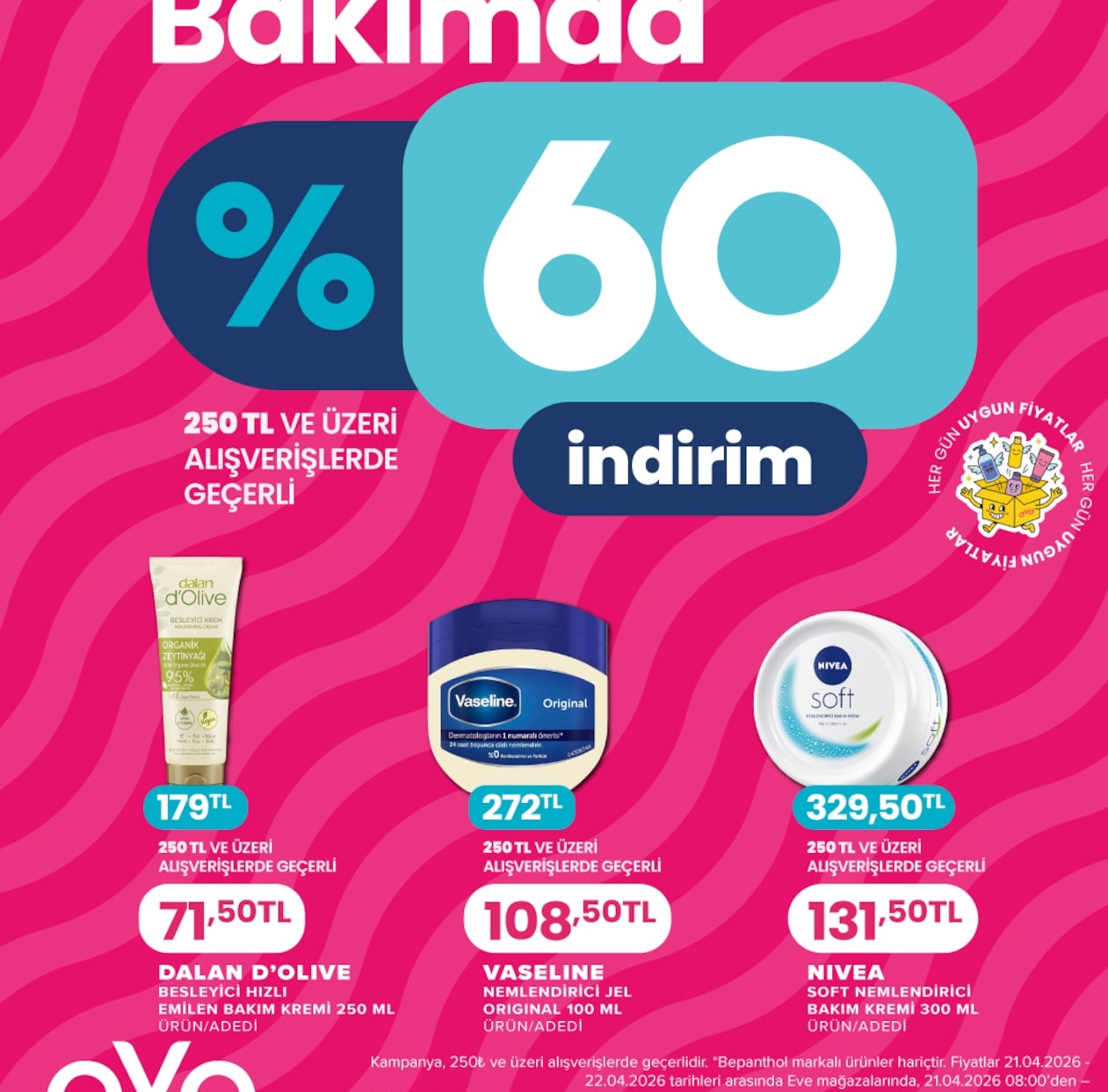 Dalan D'Olive Besleyici Hızlı Emilen Bakım Kremi 250 Ml