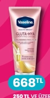 Vaseline Healthy Bright Gluta-Hya Serum Effektlosyon 250Ml