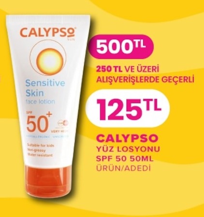 Calypso Yüz Losyonu Spf 50 50Ml