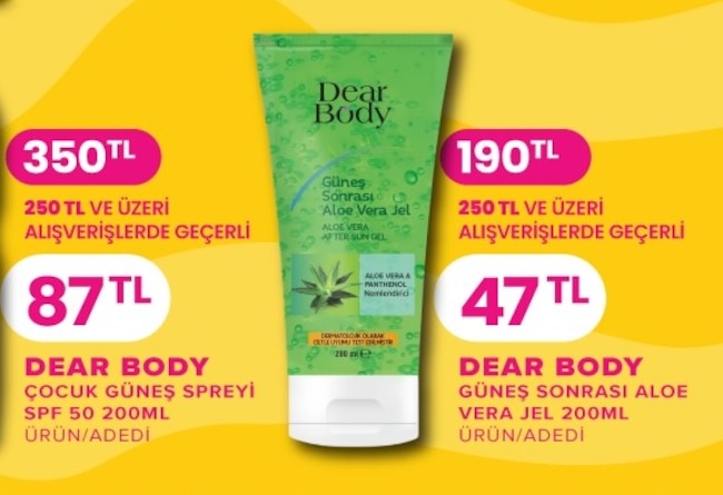 Dear Body Çocuk Güneş Spreyi Spf 50 200Ml