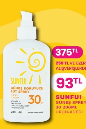 Sunfui Güneş Sprey 30 200Ml